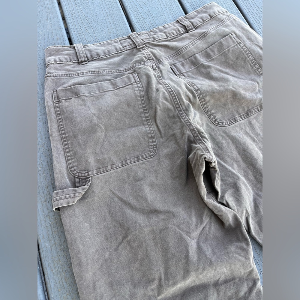 Abercrombie & Fitch Jeans Men’s 33x29 Brown Carpenter Athletic Loose Y2K - Picture 6 of 9